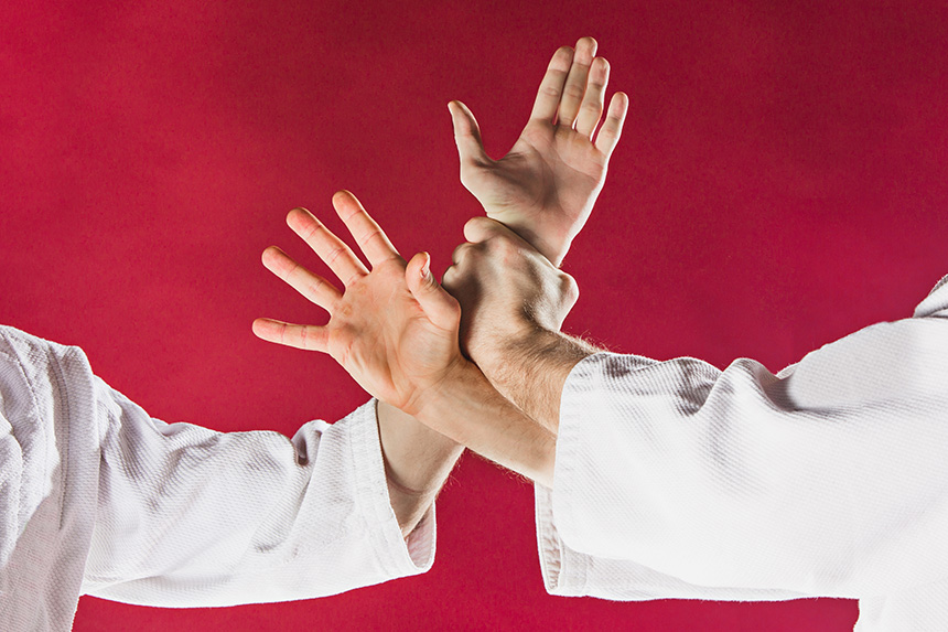 two-men-fighting-aikido-training-martial-arts